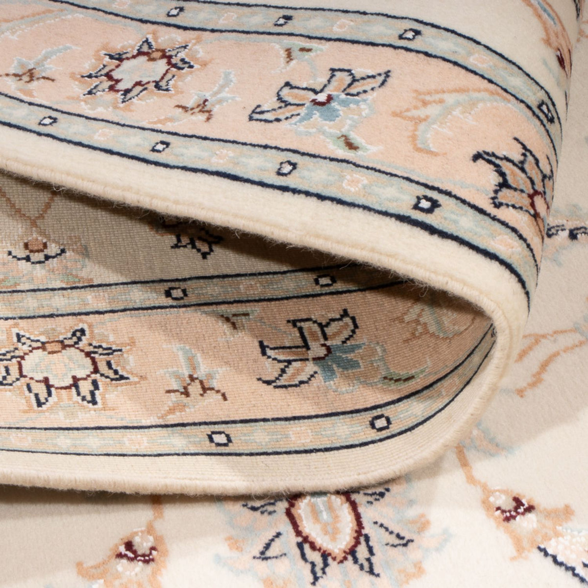 Persisk tæppe - Nain - Premium - 118 x 80 cm - creme