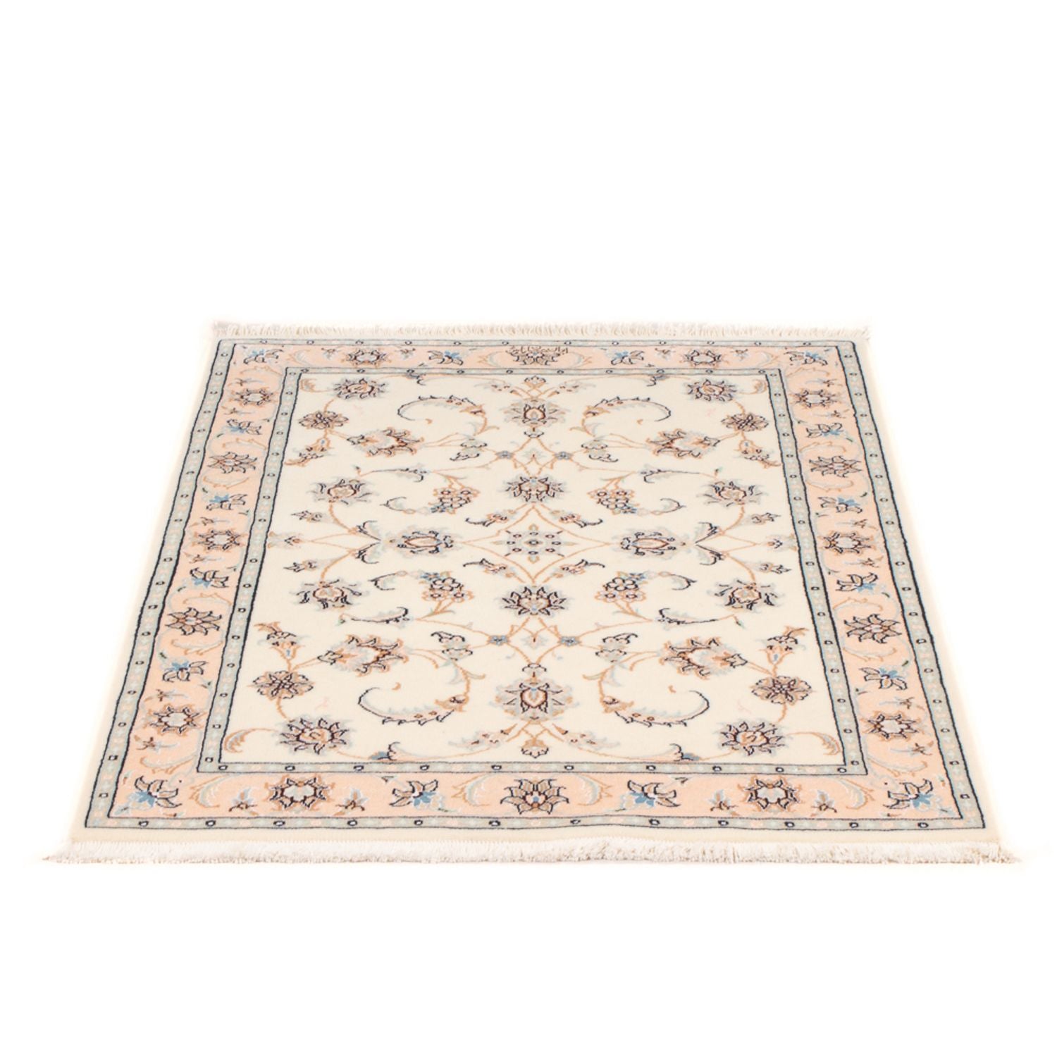 Persisk tæppe - Nain - Premium - 118 x 80 cm - creme