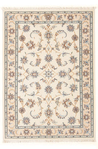 Persisk tæppe - Nain - Premium - 122 x 82 cm - creme