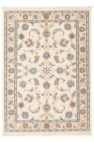 Persisk tæppe - Nain - Premium - 122 x 82 cm - creme