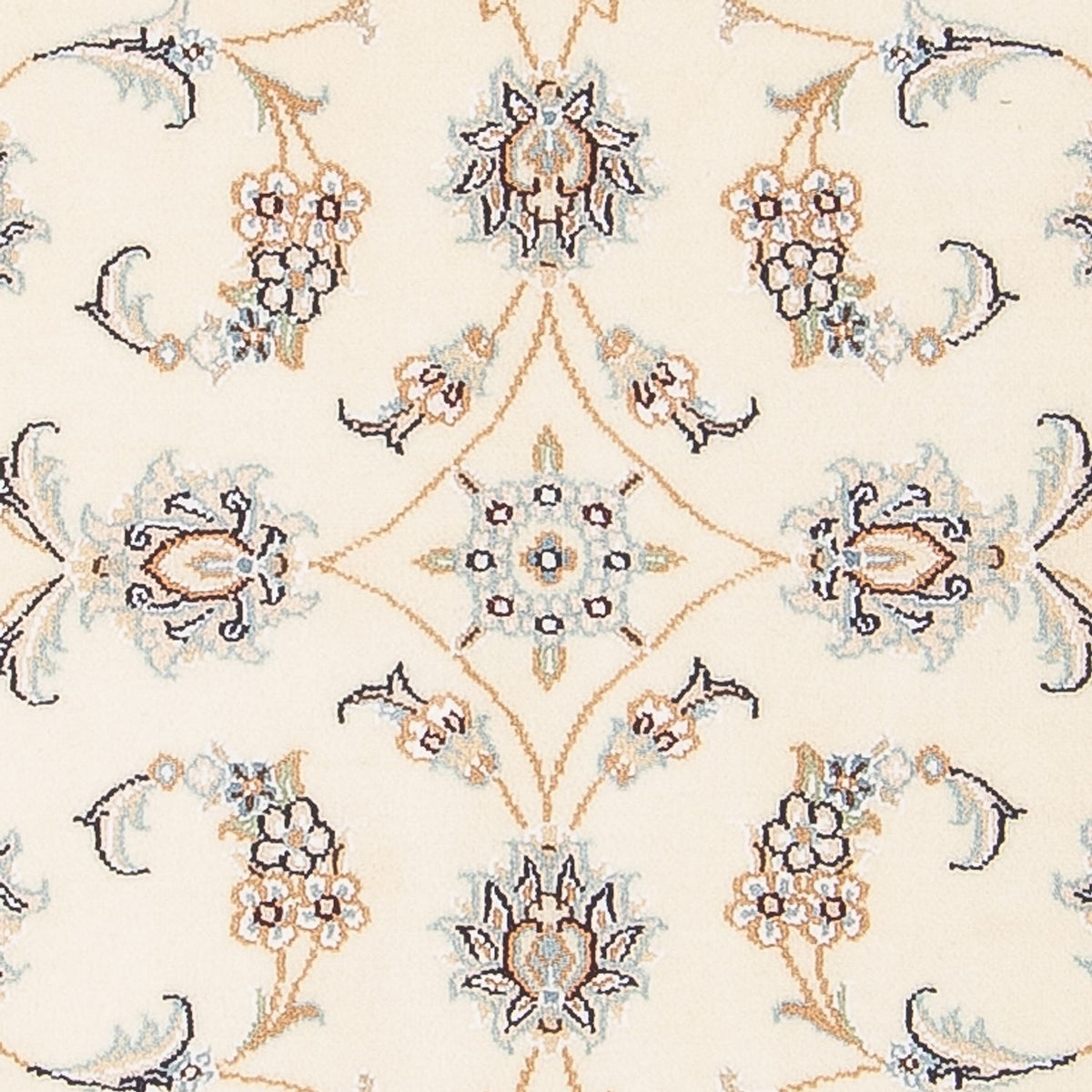 Persisk tæppe - Nain - Premium - 122 x 82 cm - creme