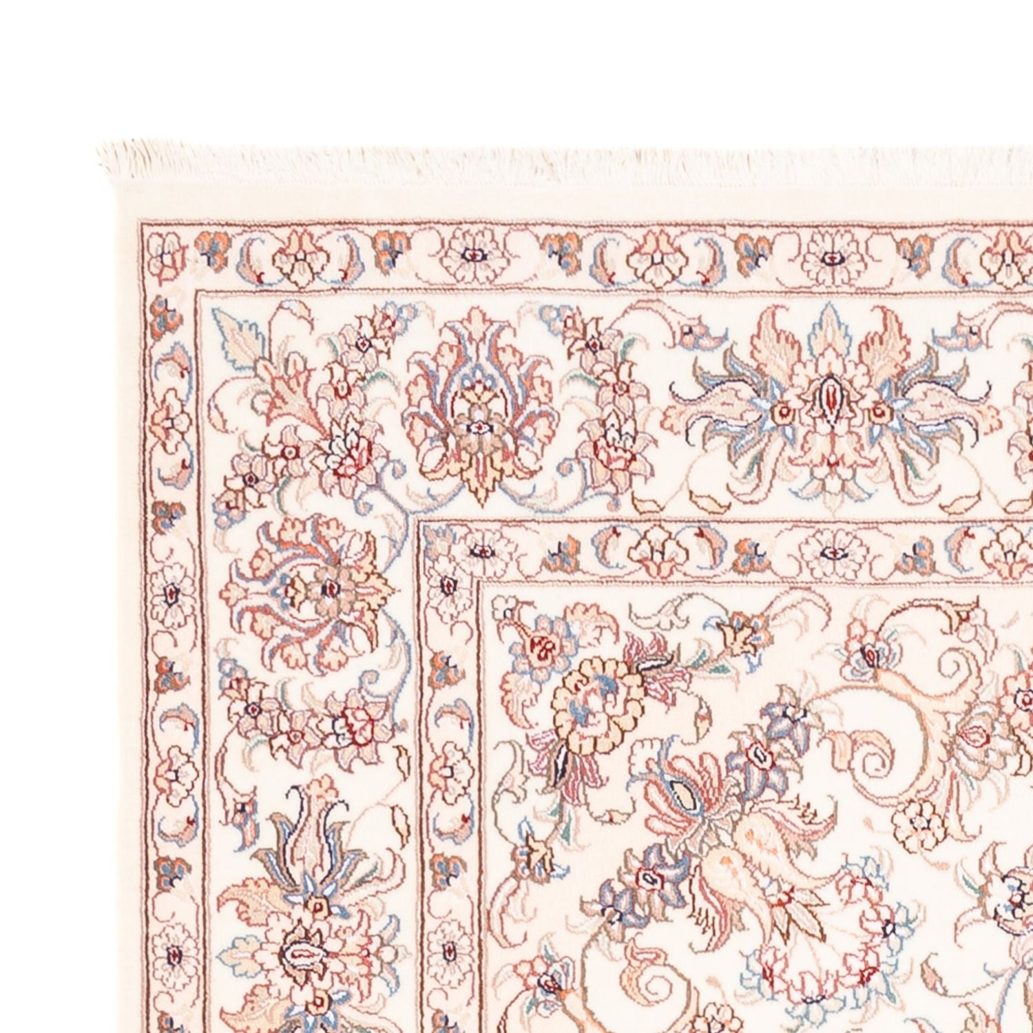 Persisk tæppe - Tabriz - 201 x 148 cm - creme