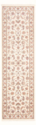 Løber Persisk tæppe - Tabriz - Royal - 296 x 86 cm - creme
