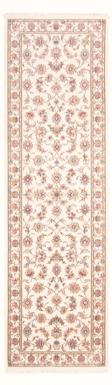 Løber Persisk tæppe - Tabriz - Royal - 296 x 86 cm - creme