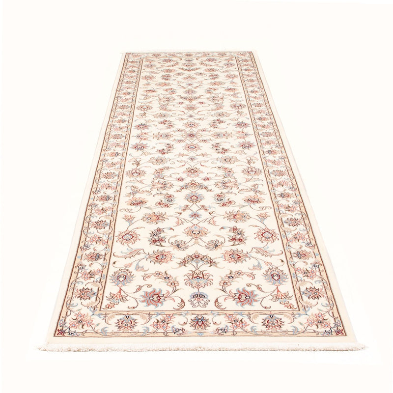 Løber Persisk tæppe - Tabriz - Royal - 296 x 86 cm - creme