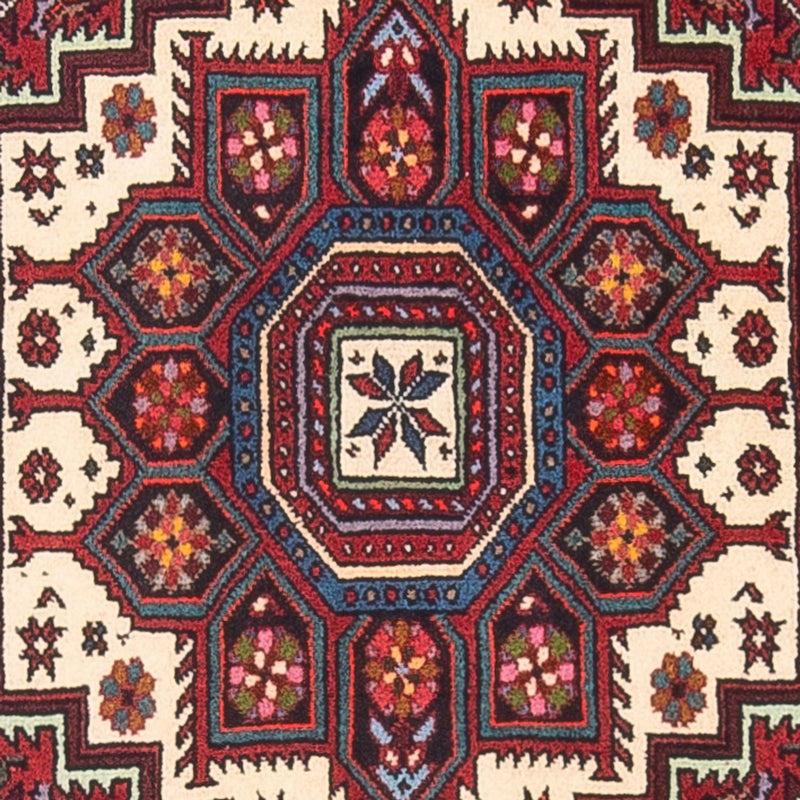 Persisk tæppe - Nomadisk - 123 x 86 cm - creme