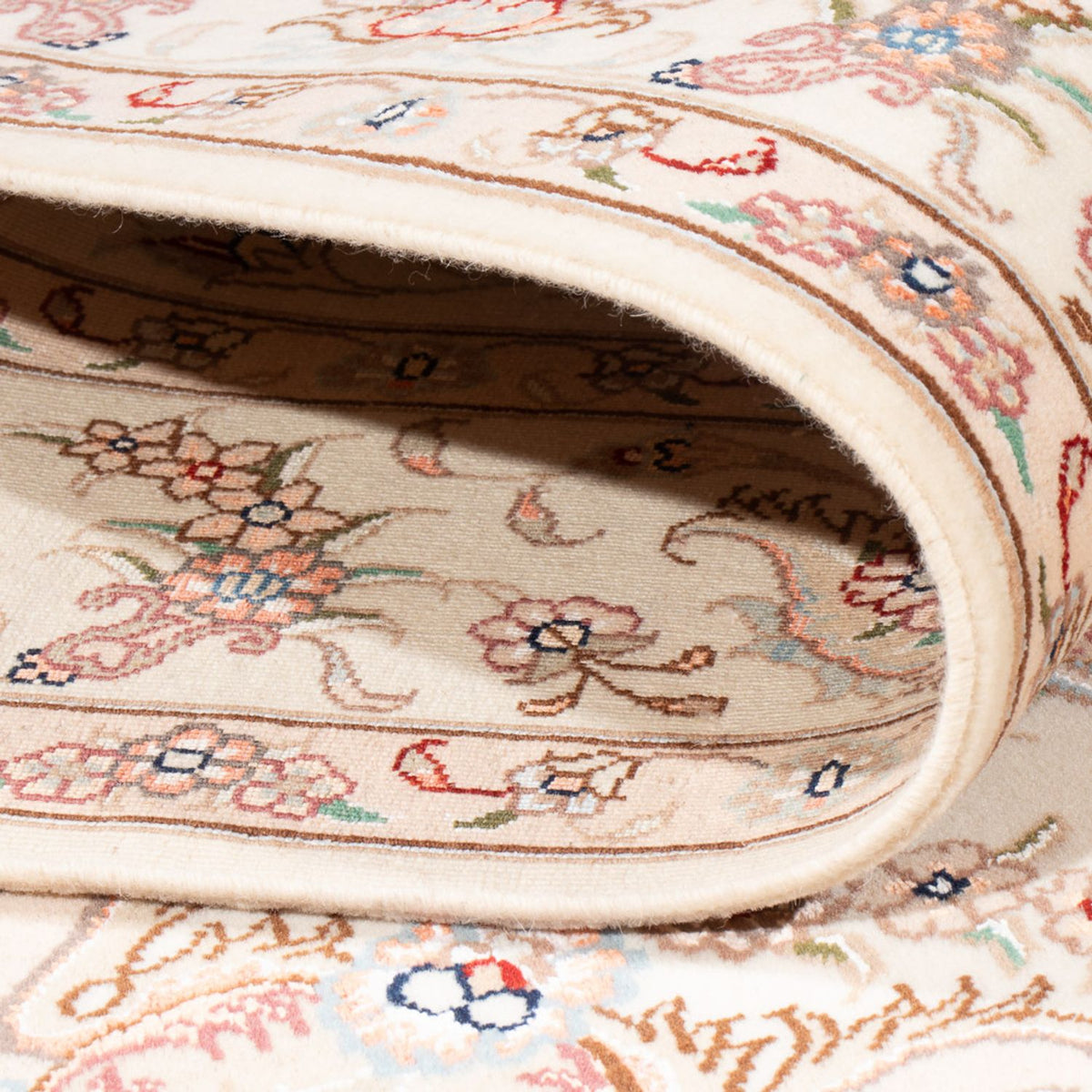 Persisk tæppe - Tabriz - Royal - 200 x 149 cm - creme