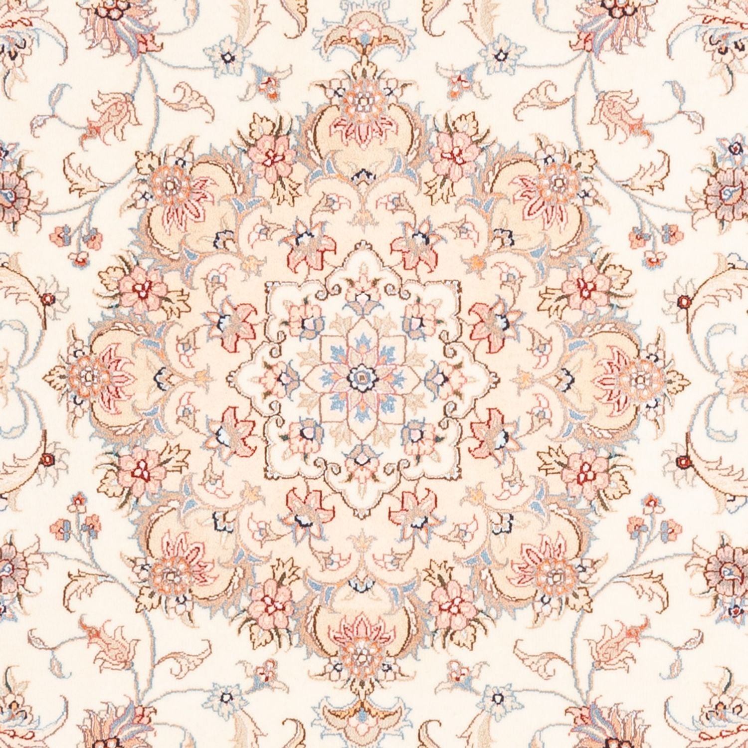 Persisk tæppe - Tabriz - 198 x 149 cm - creme