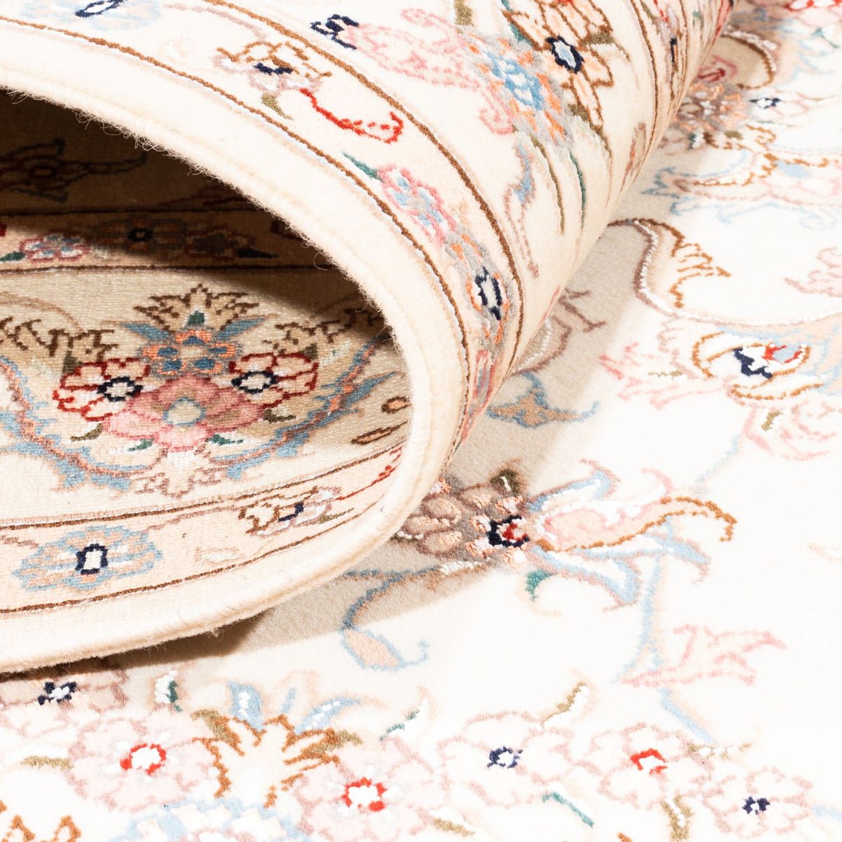 Persisk tæppe - Tabriz - 198 x 149 cm - creme