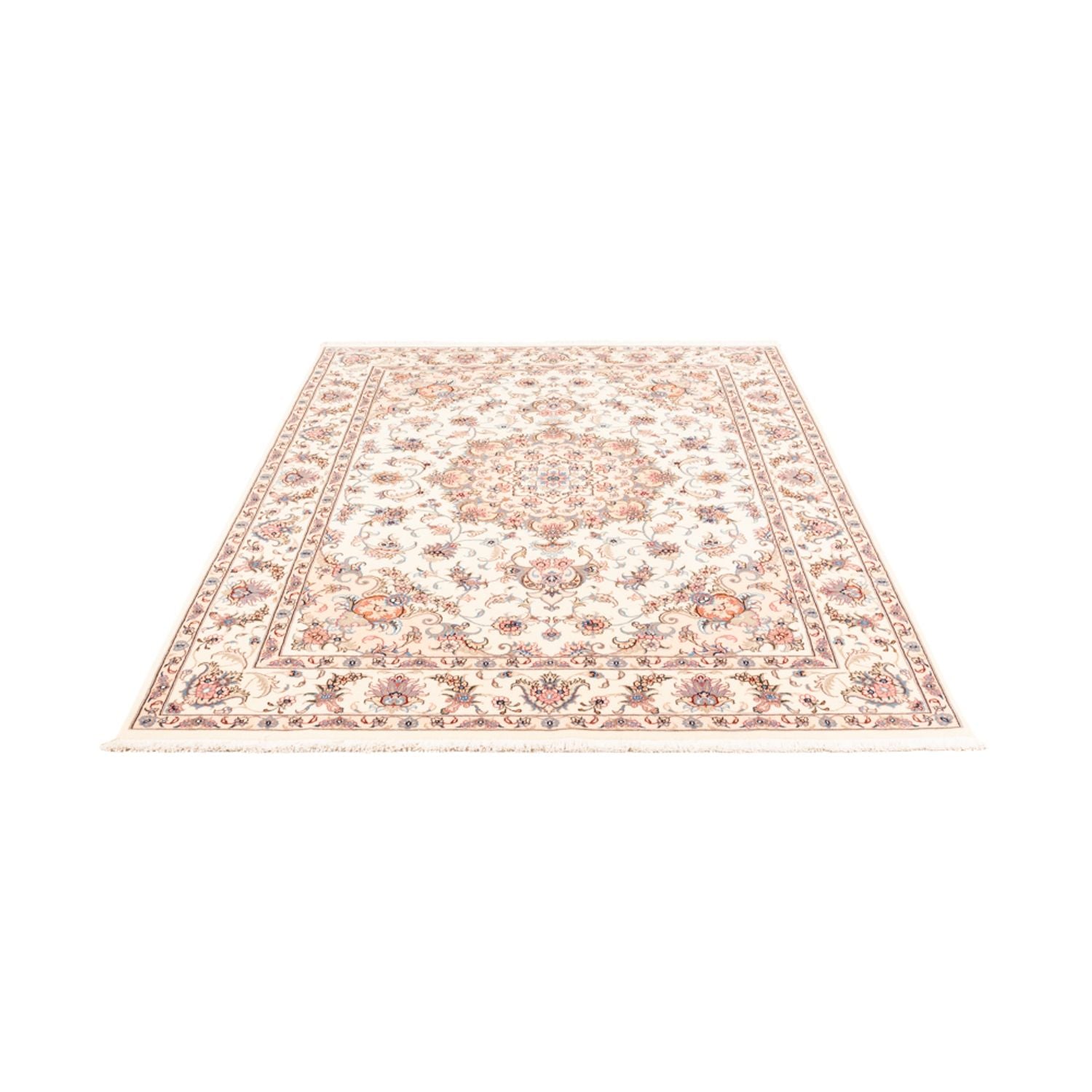 Persisk tæppe - Tabriz - 198 x 149 cm - creme