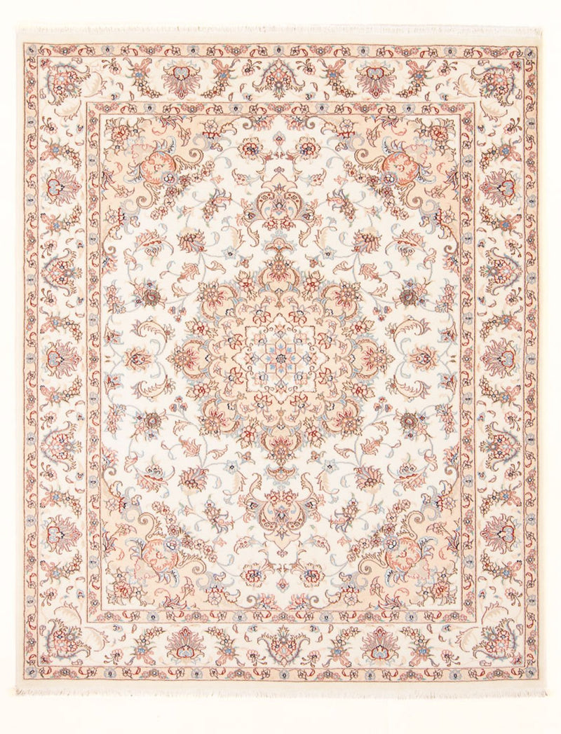Persisk tæppe - Tabriz - Royal - 198 x 150 cm - creme