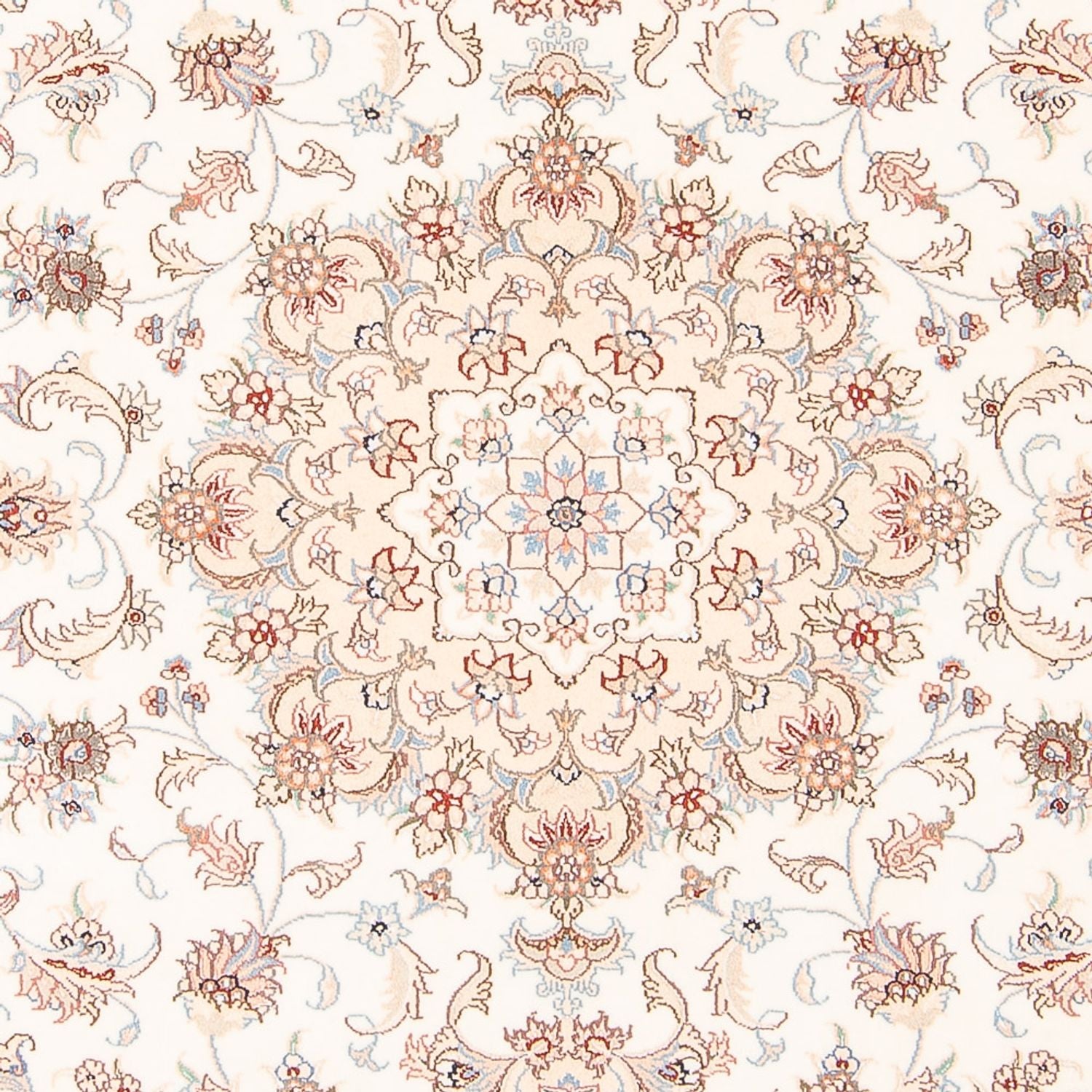 Persisk tæppe - Tabriz - Royal - 198 x 150 cm - creme