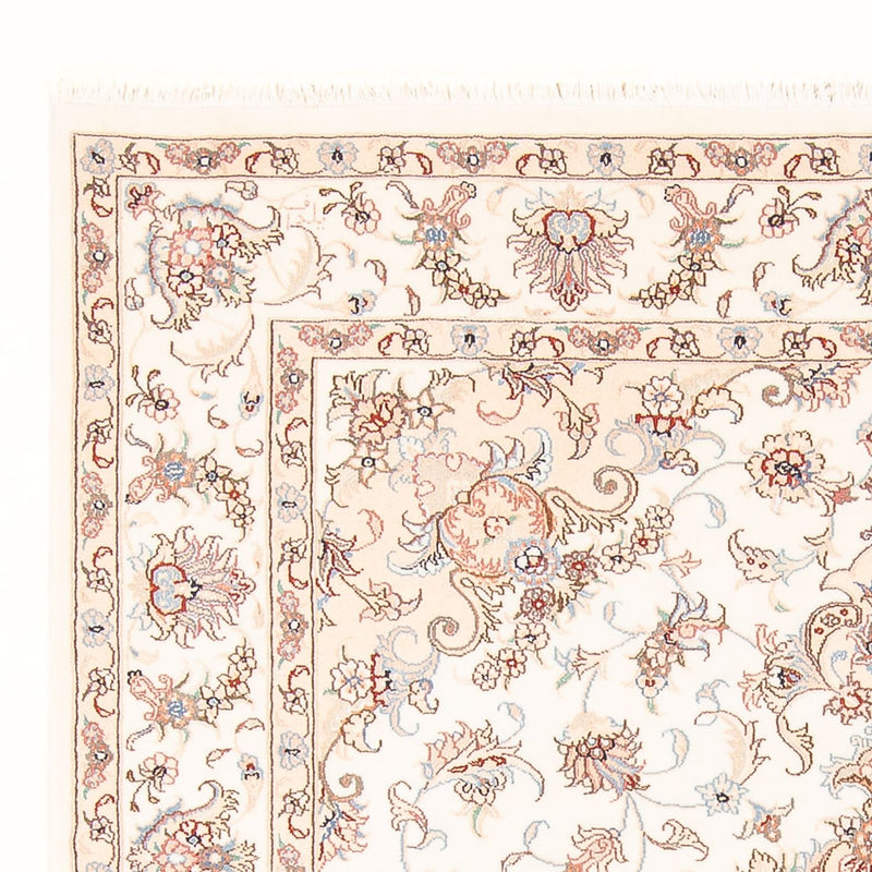 Persisk tæppe - Tabriz - Royal - 198 x 150 cm - creme