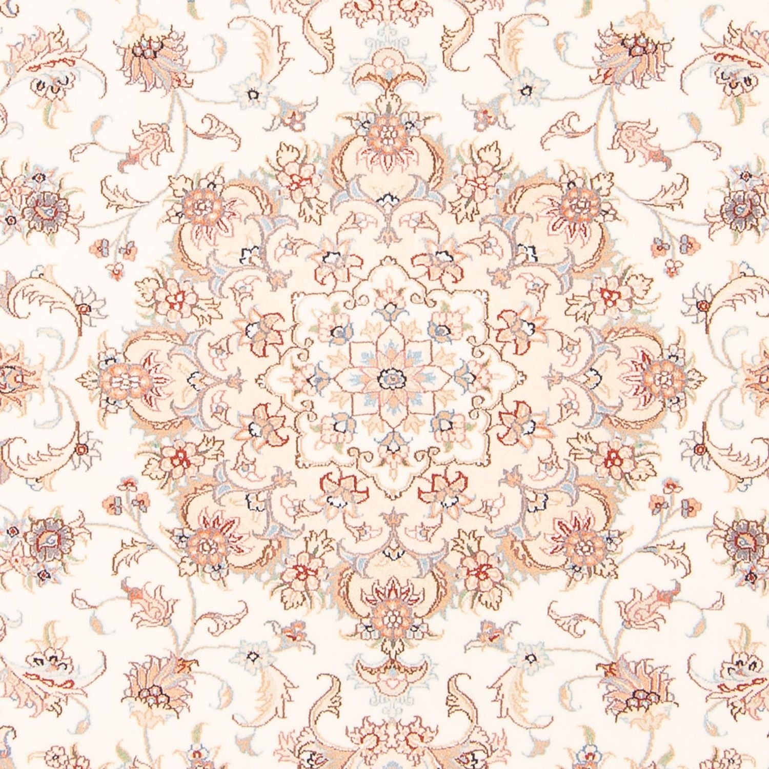 Persisk tæppe - Tabriz - Royal - 194 x 148 cm - creme