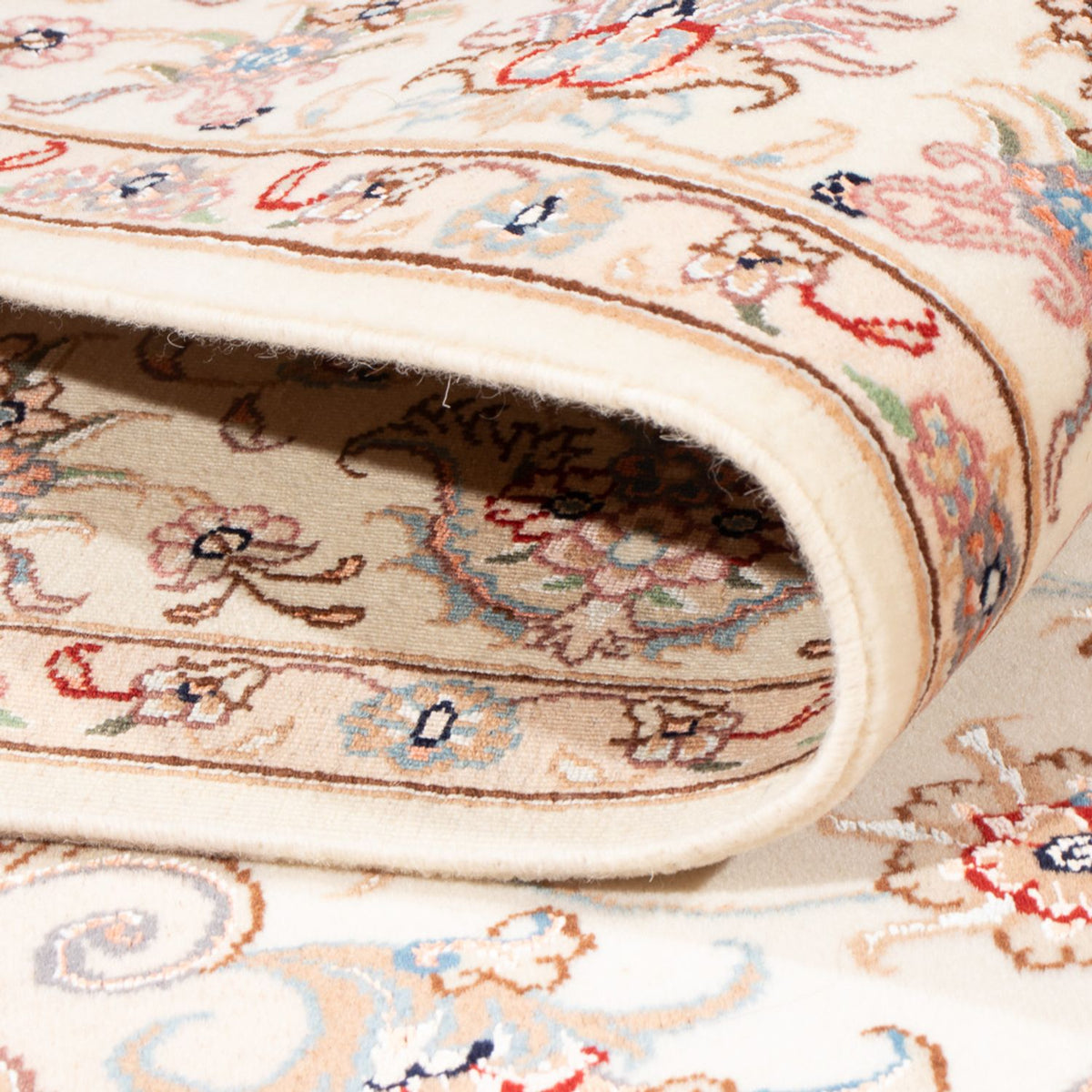 Persisk tæppe - Tabriz - Royal - 194 x 148 cm - creme