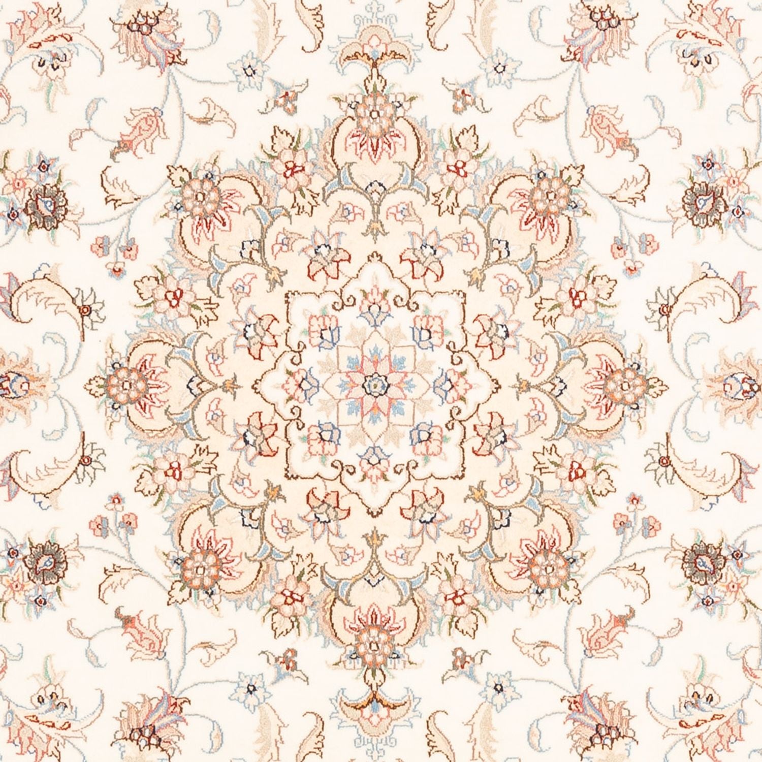 Persisk tæppe - Tabriz - 203 x 148 cm - creme