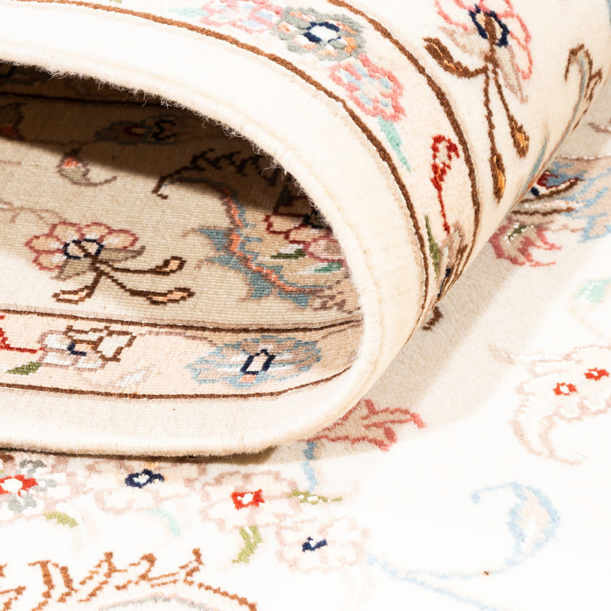 Persisk tæppe - Tabriz - 203 x 148 cm - creme