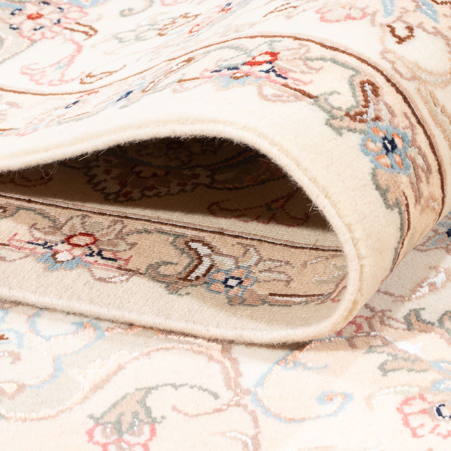 Persisk tæppe - Tabriz - Royal - 203 x 150 cm - creme