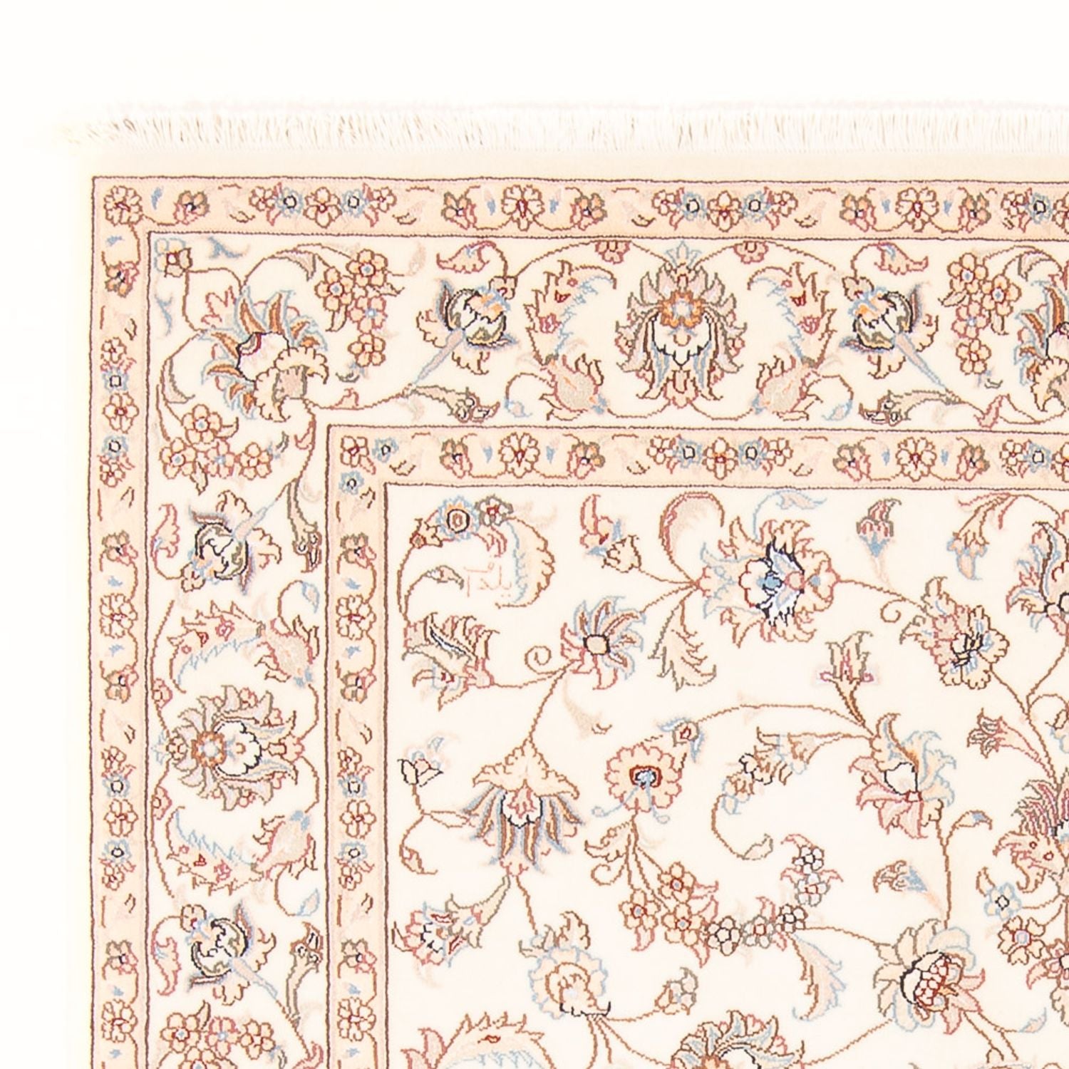 Persisk tæppe - Tabriz - Royal - 205 x 148 cm - creme