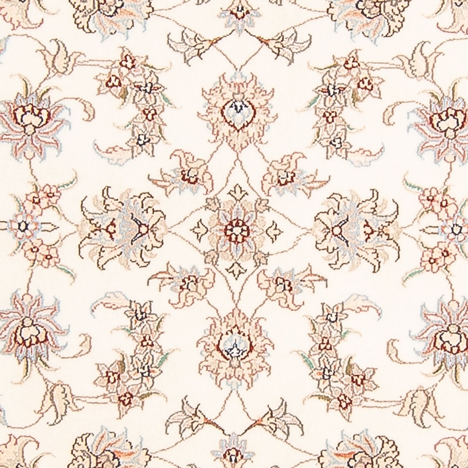 Løber Persisk tæppe - Tabriz - Royal - 294 x 89 cm - creme