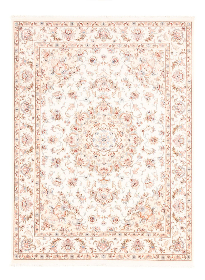 Persisk tæppe - Tabriz - 195 x 149 cm - creme