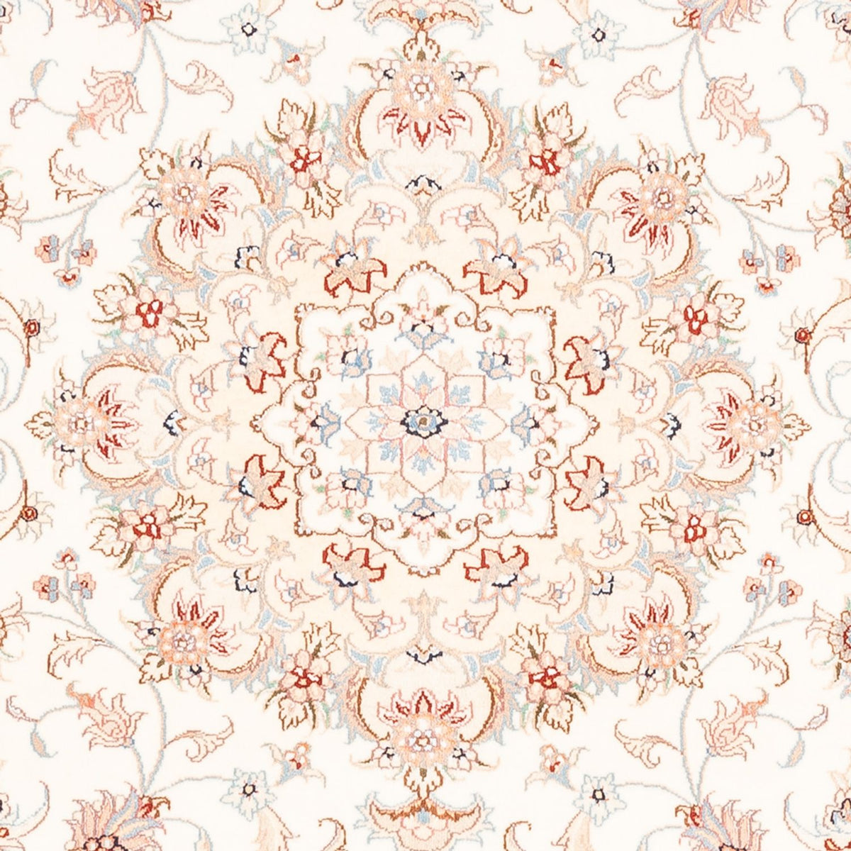 Persisk tæppe - Tabriz - 195 x 149 cm - creme