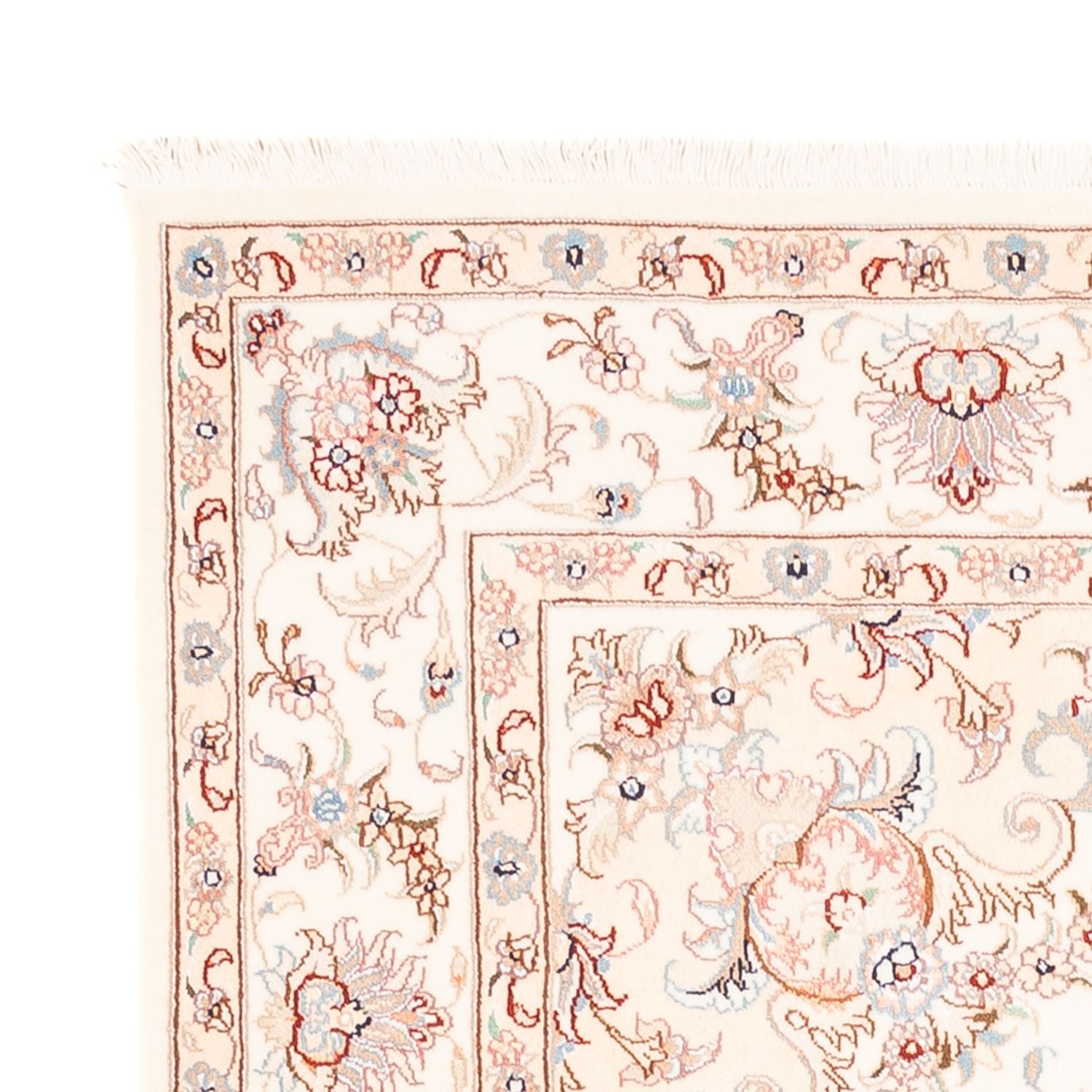 Persisk tæppe - Tabriz - 195 x 149 cm - creme