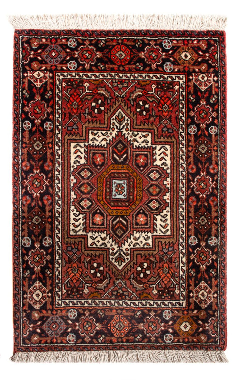 Persisk tæppe - Nomadisk - 72 x 48 cm - rød