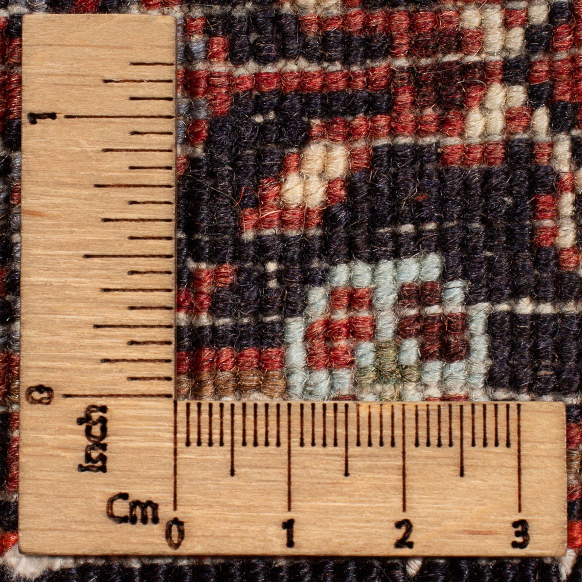 Persisk tæppe - Nomadisk - 72 x 48 cm - rød