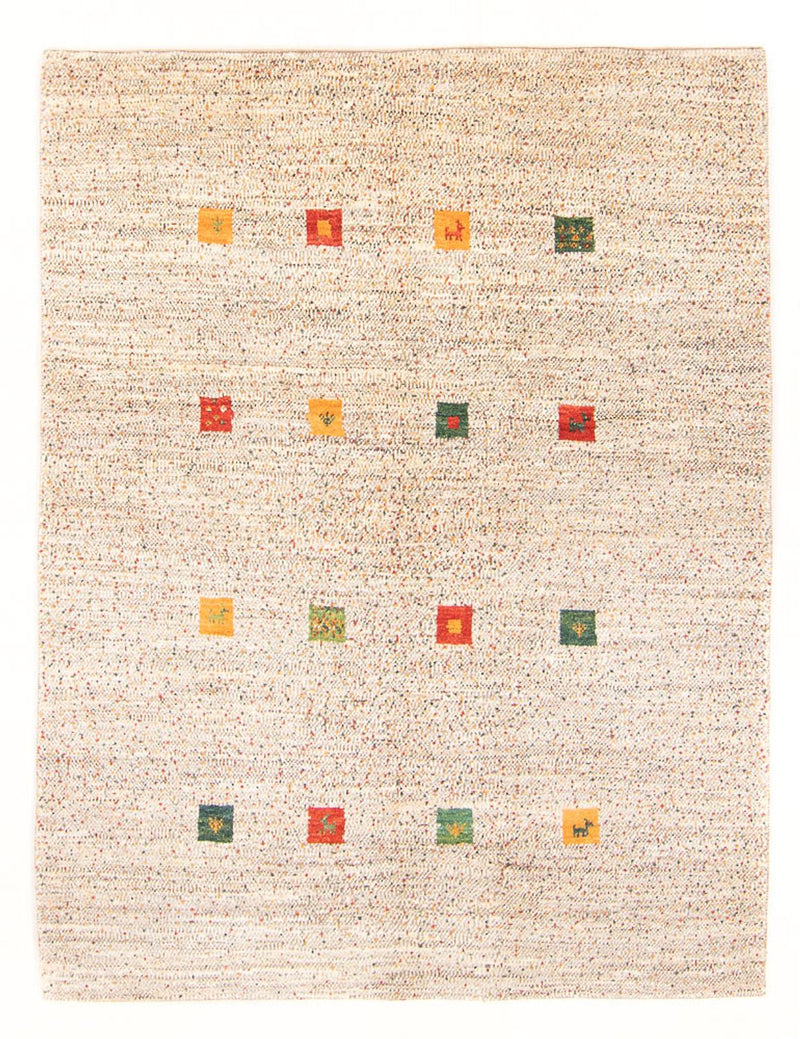 Gabbeh-tæppe - Persisk - 202 x 157 cm - natur