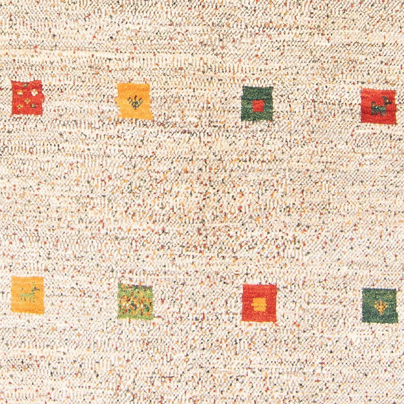 Gabbeh-tæppe - Persisk - 202 x 157 cm - natur