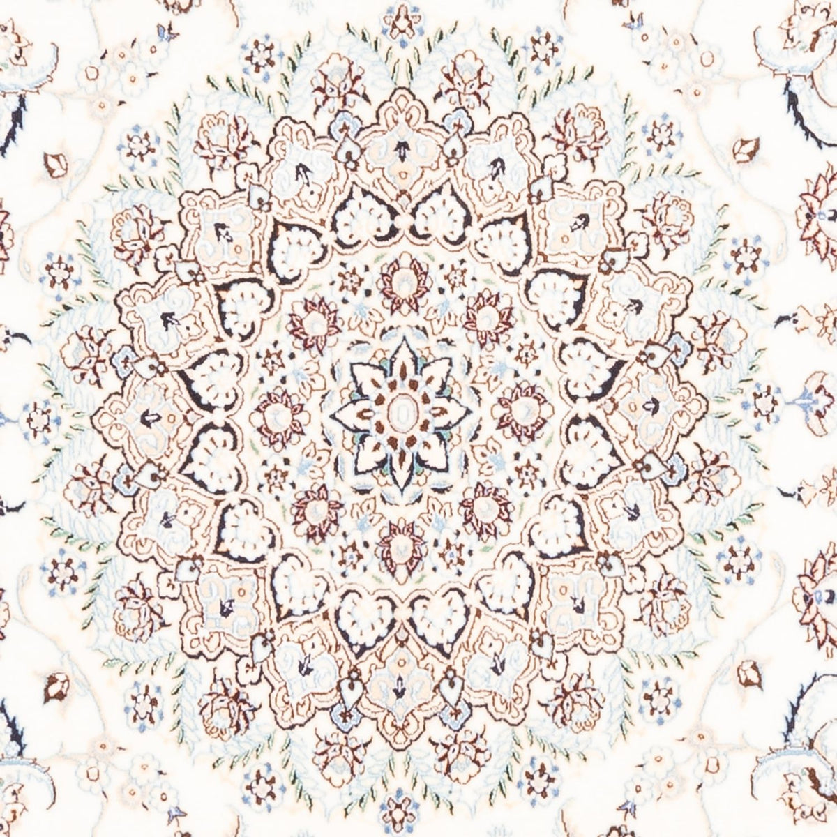Persisk tæppe - Nain - Premium - 255 x 204 cm - creme