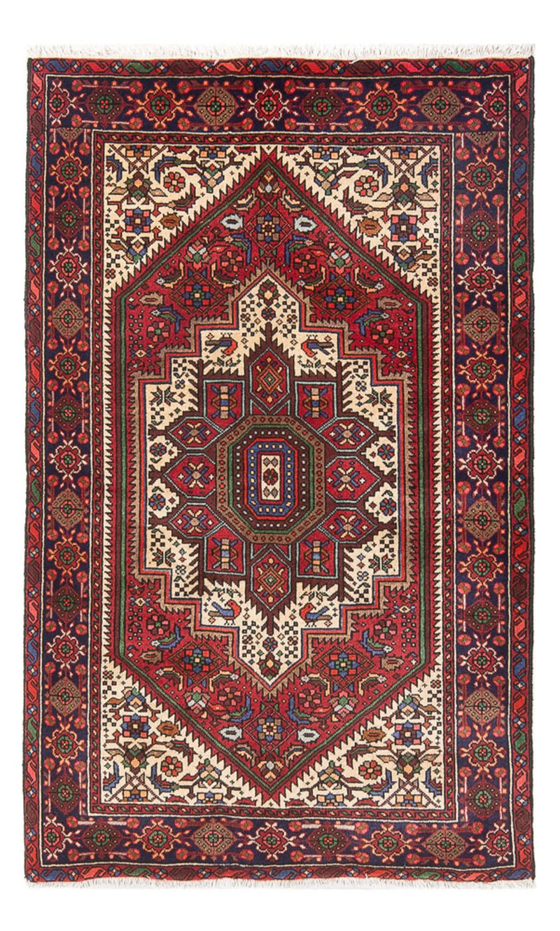 Persisk tæppe - Nomadisk - 122 x 77 cm - rød