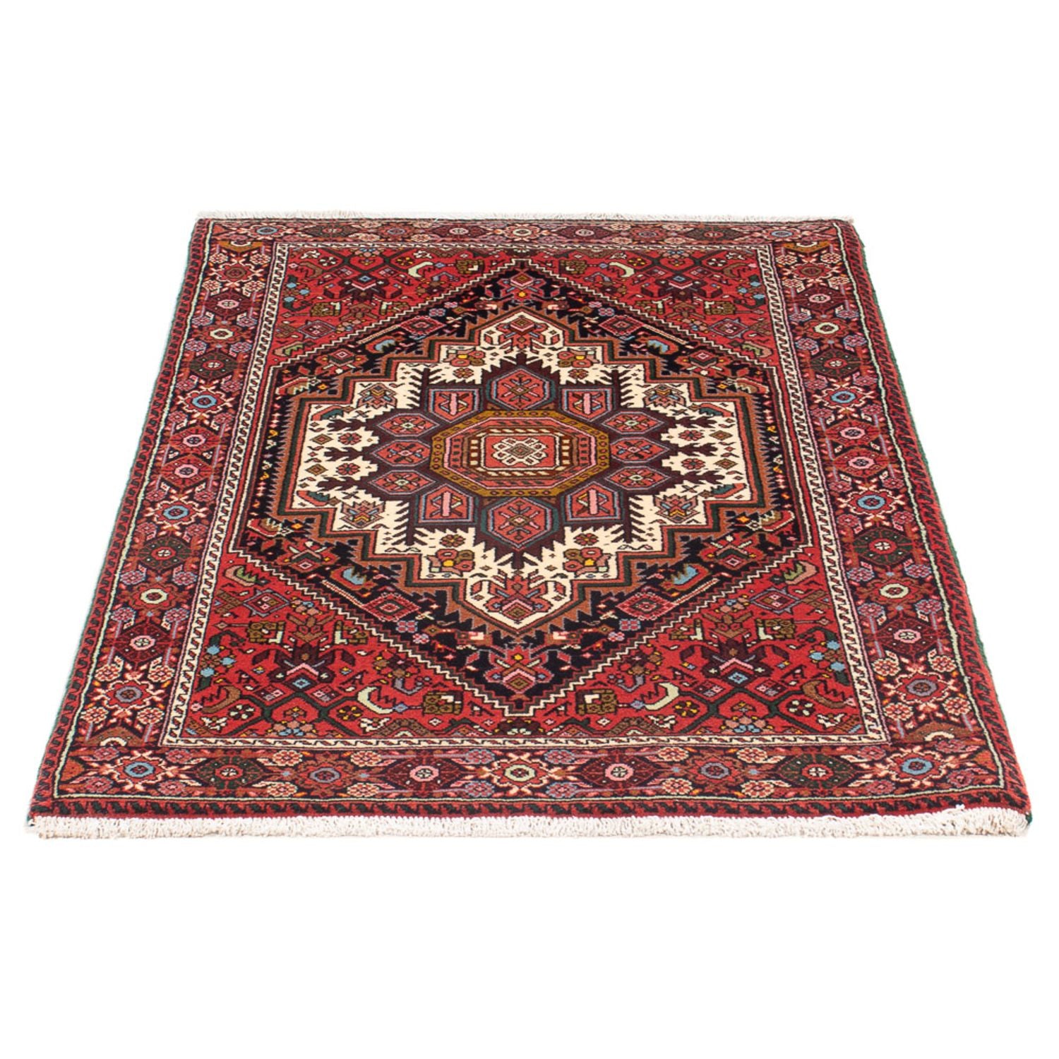 Persisk tæppe - Nomadisk - 133 x 75 cm - creme