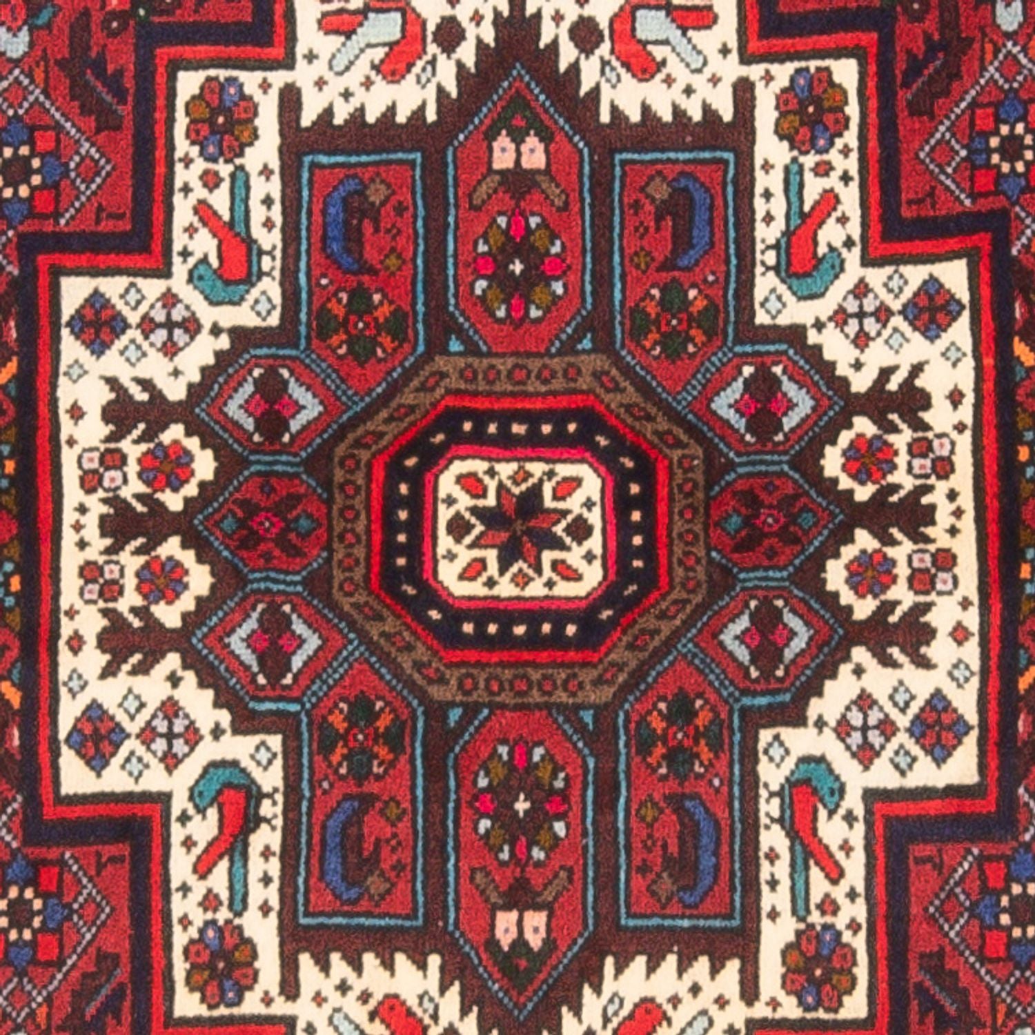Persisk tæppe - Nomadisk - 135 x 78 cm - creme