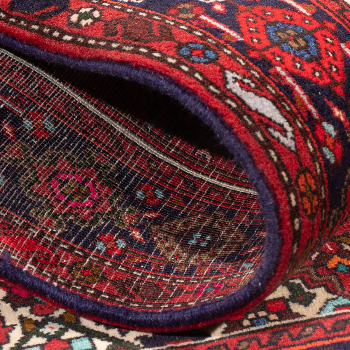 Persisk tæppe - Nomadisk - 135 x 78 cm - creme