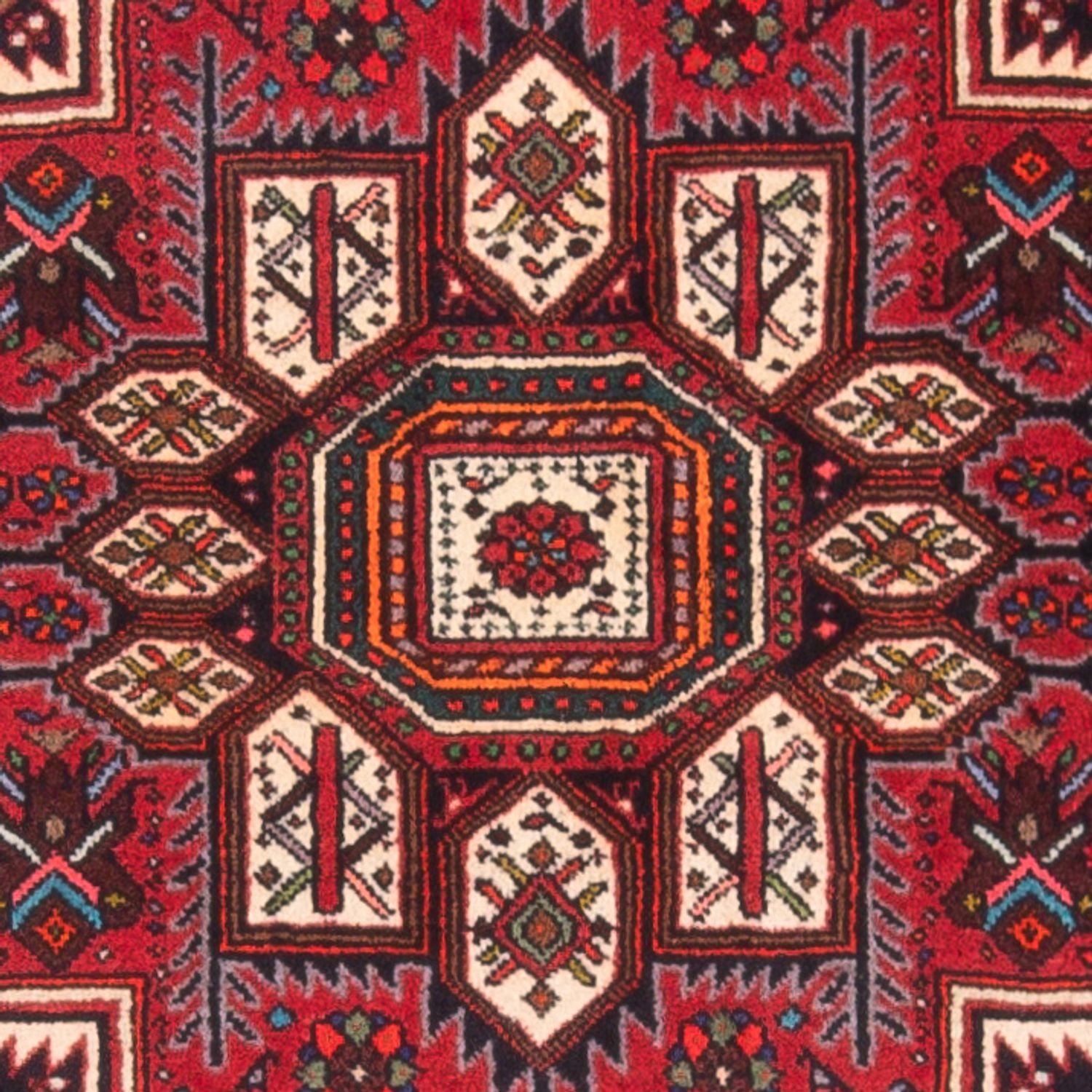 Persisk tæppe - Nomadisk - 130 x 75 cm - rød