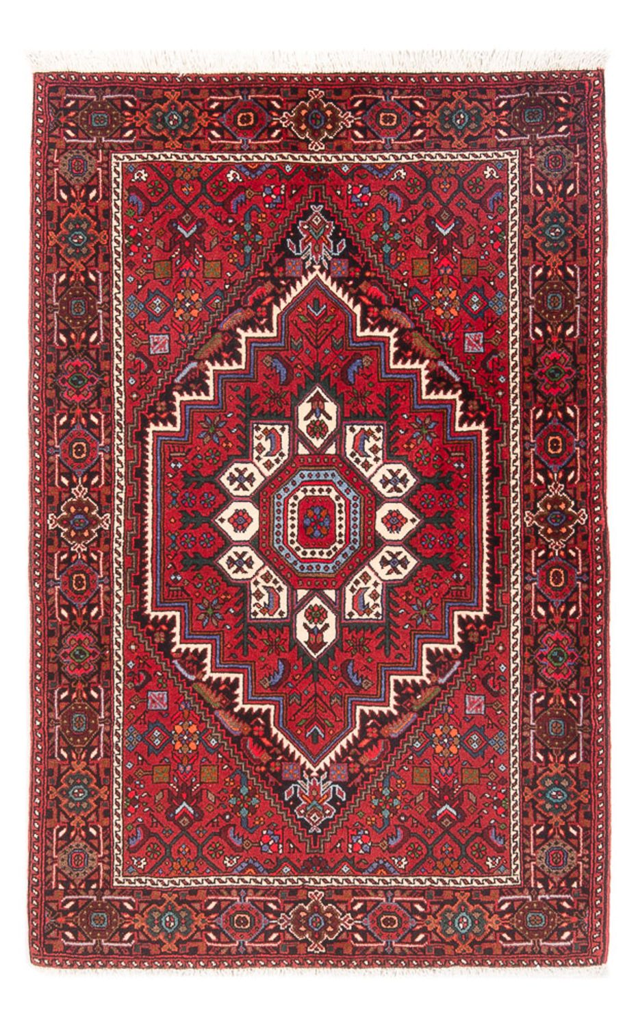 Persisk tæppe - Nomadisk - 125 x 74 cm - rød