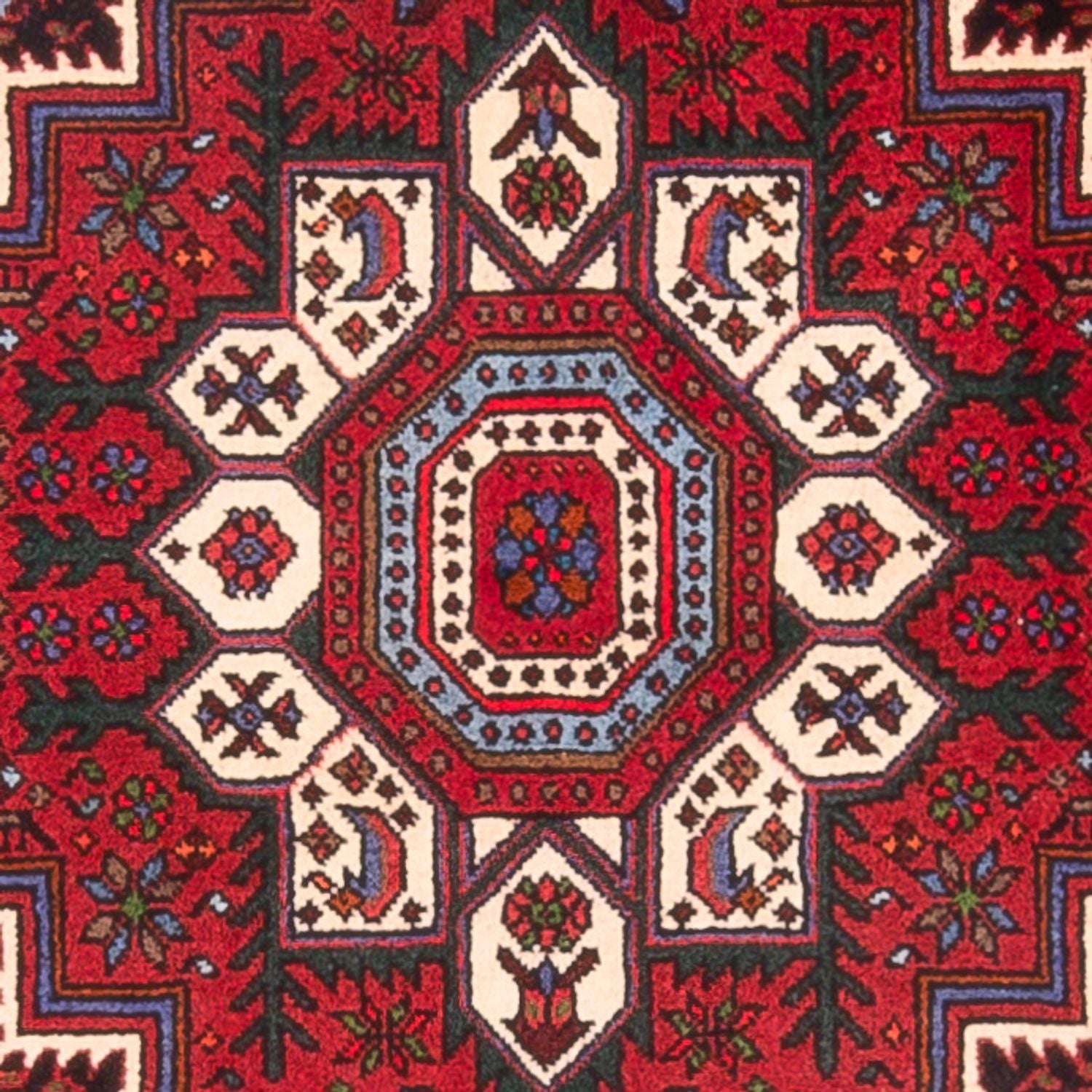 Persisk tæppe - Nomadisk - 125 x 74 cm - rød