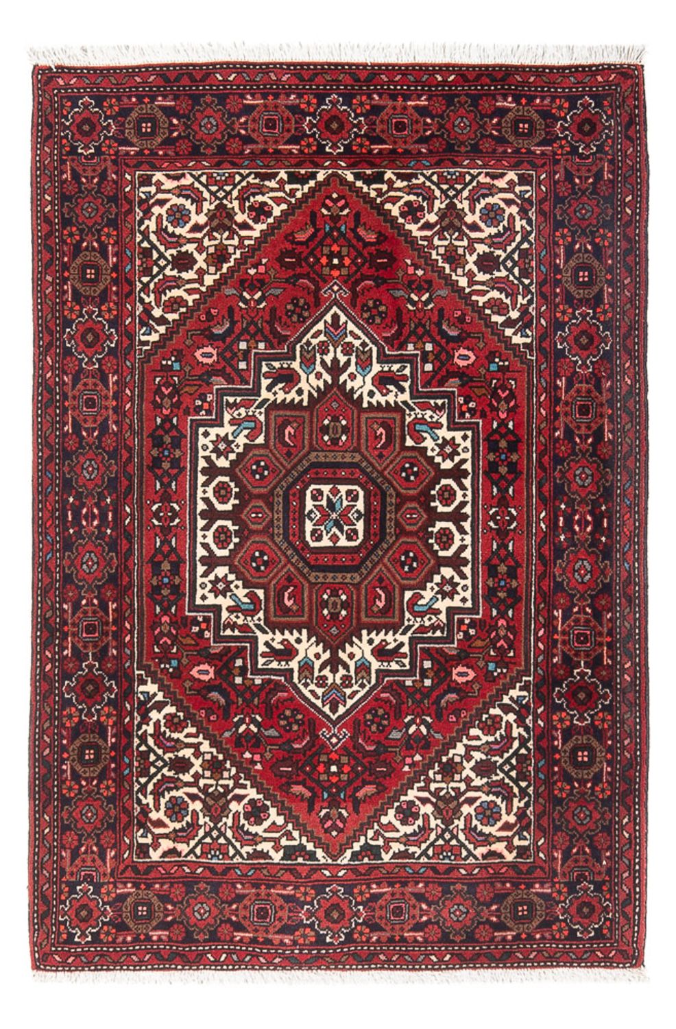 Persisk tæppe - Nomadisk - 125 x 80 cm - creme