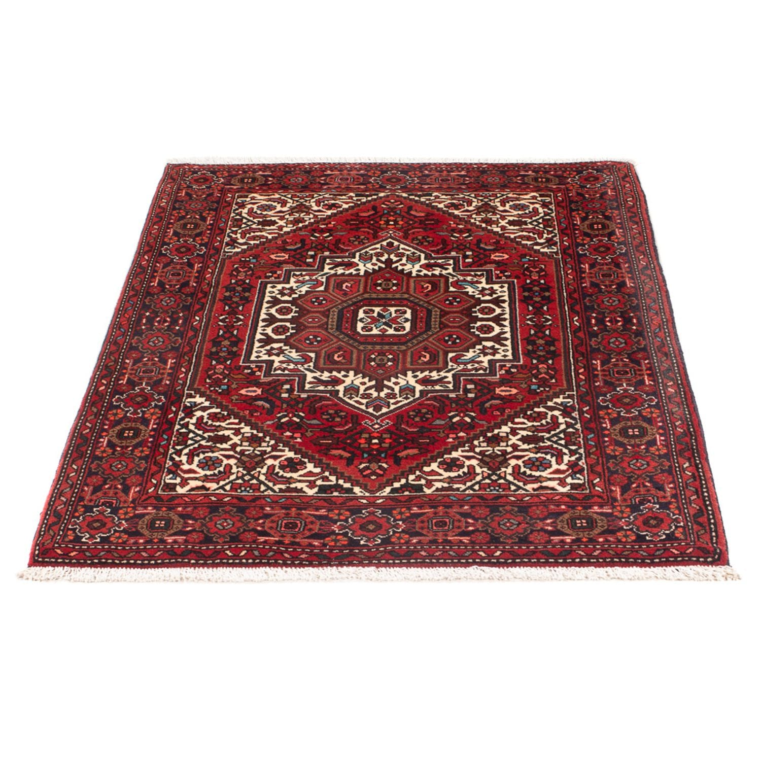 Persisk tæppe - Nomadisk - 125 x 80 cm - creme