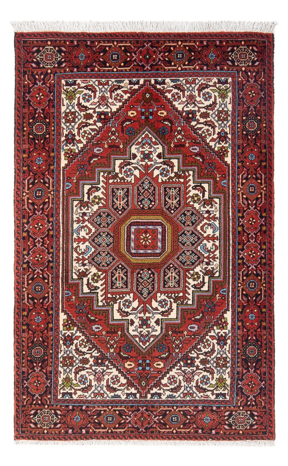 Persisk tæppe - Nomadisk - 134 x 75 cm - creme
