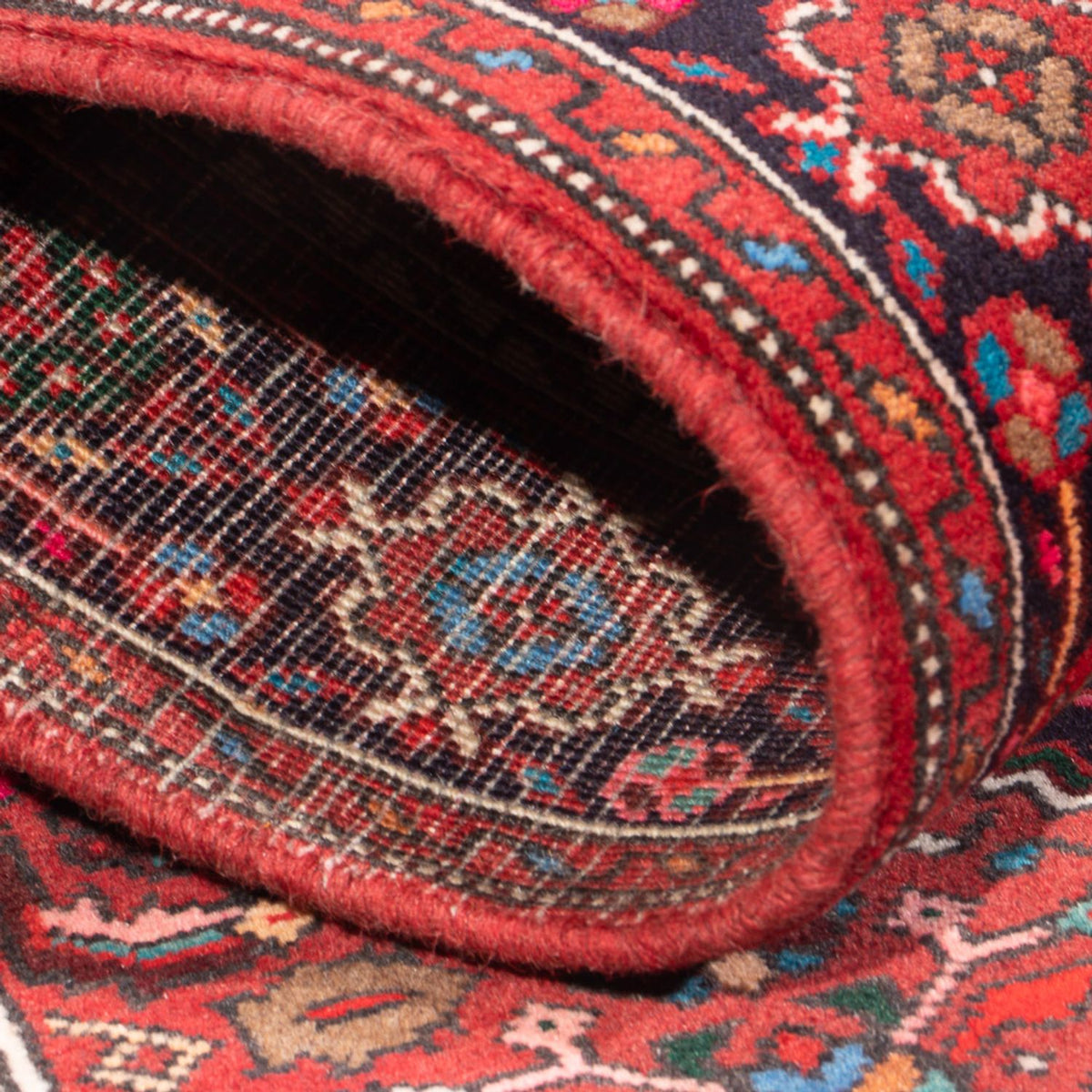 Persisk tæppe - Nomadisk - 123 x 76 cm - rød