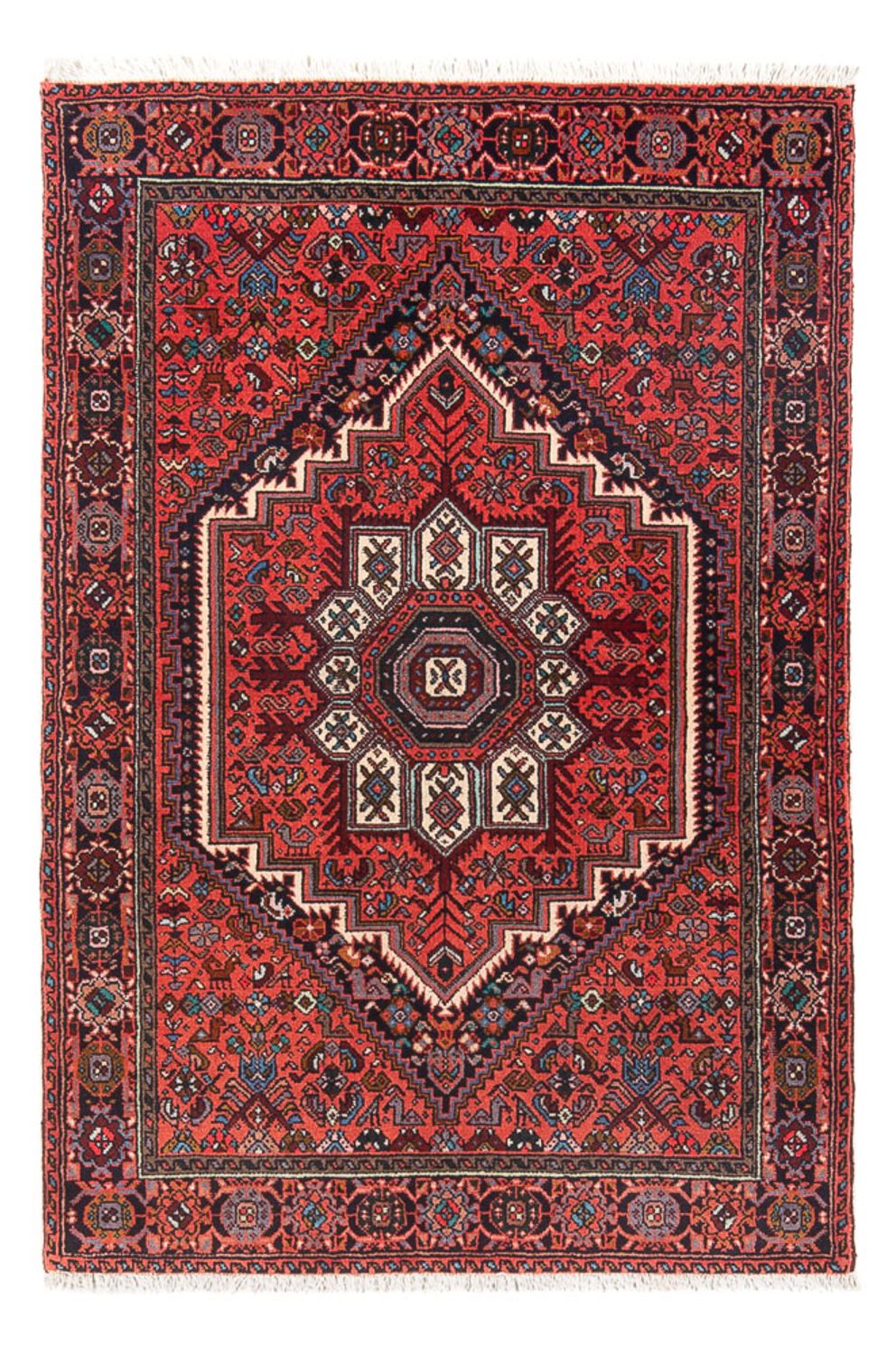 Persisk tæppe - Nomadisk - 123 x 77 cm - rød