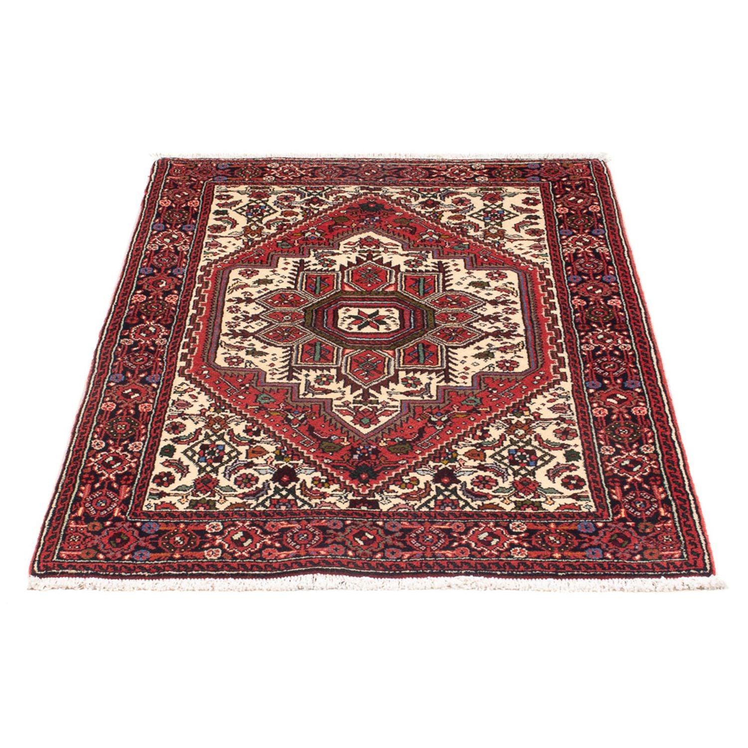 Persisk tæppe - Nomadisk - 127 x 77 cm - creme