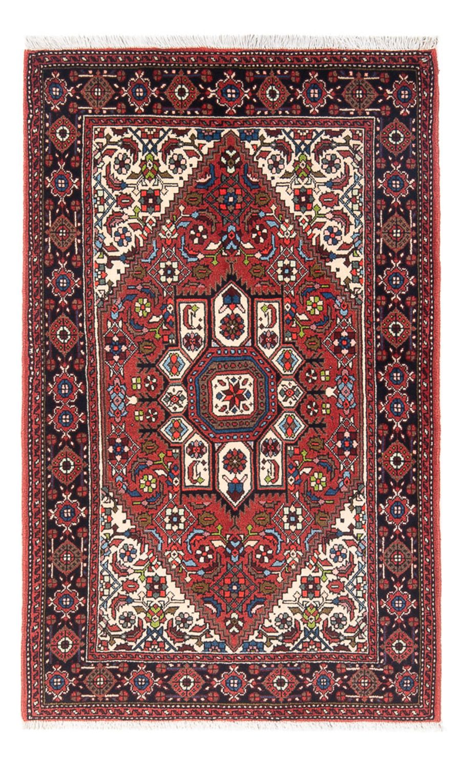 Persisk tæppe - Nomadisk - 131 x 77 cm - creme