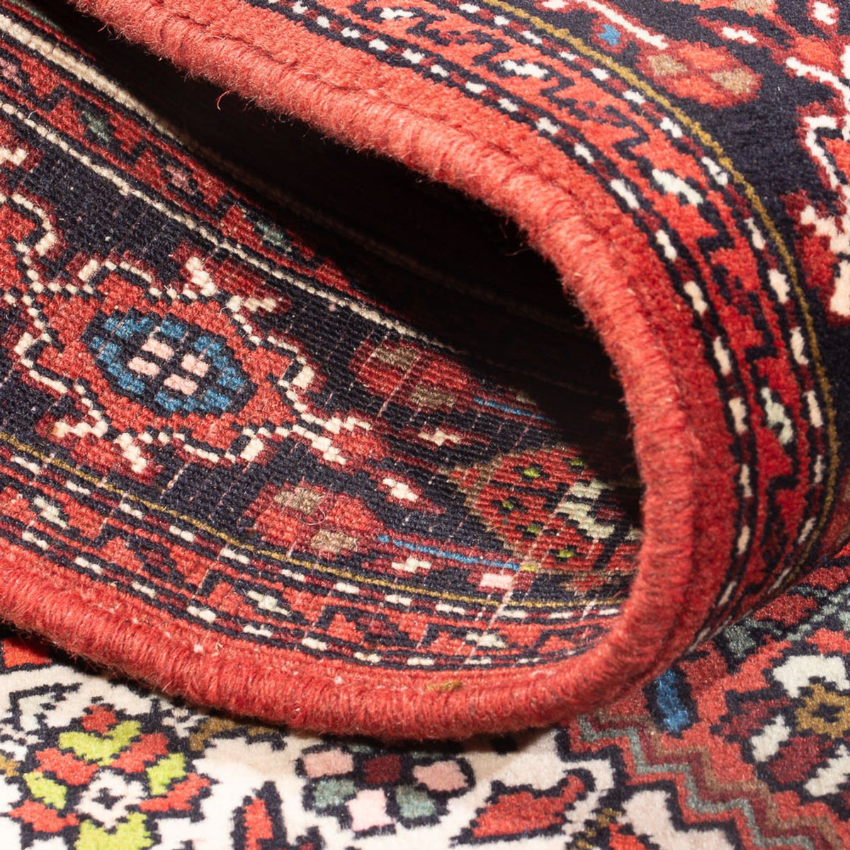 Persisk tæppe - Nomadisk - 131 x 77 cm - creme