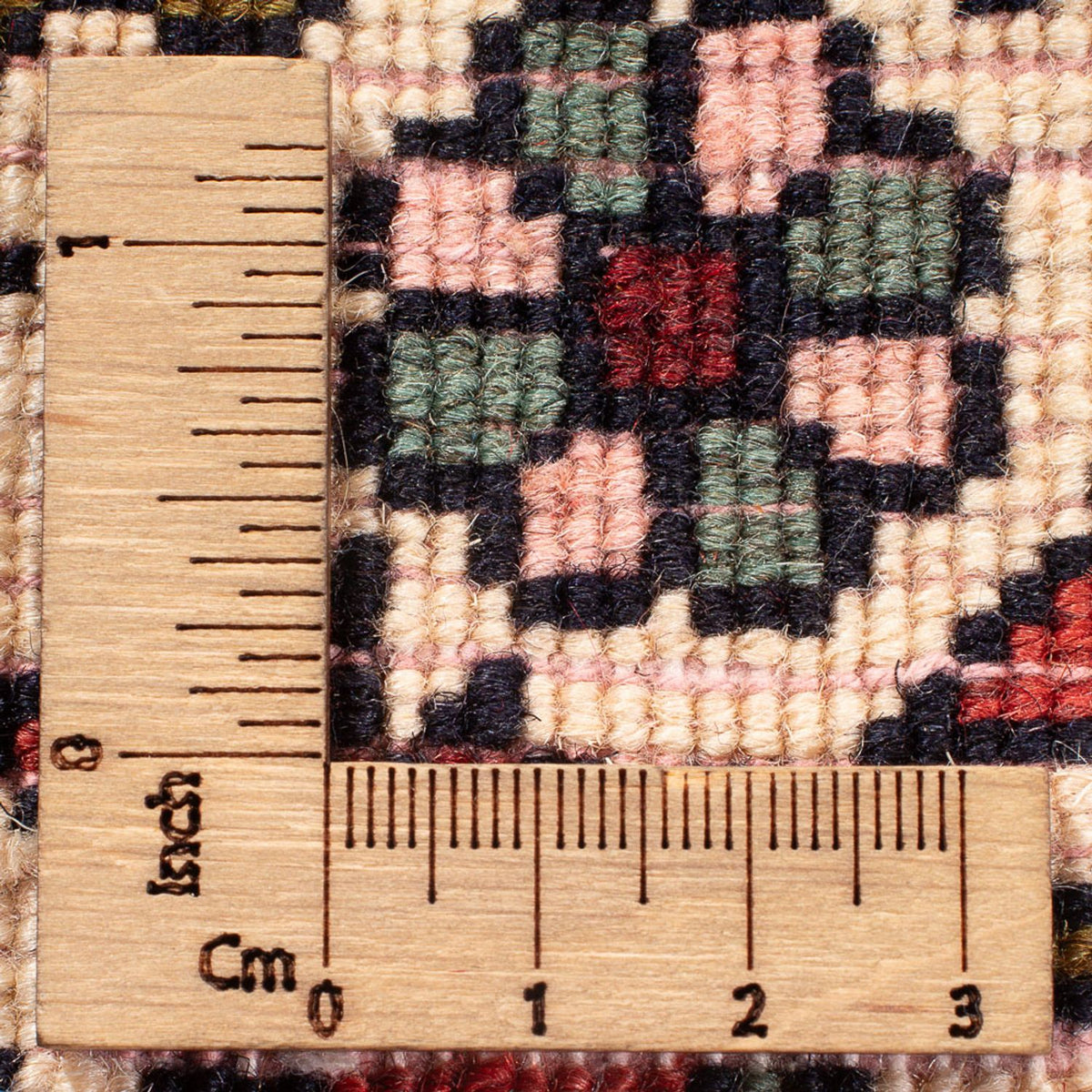 Persisk tæppe - Nomadisk - 131 x 77 cm - creme