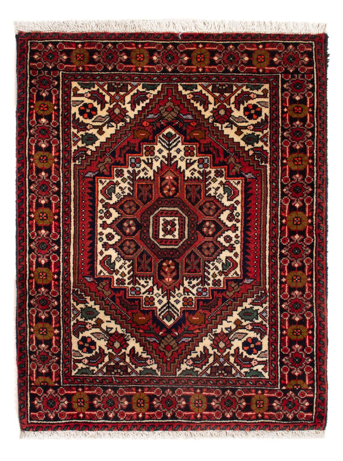 Persisk tæppe - Nomadisk - 70 x 53 cm - rød