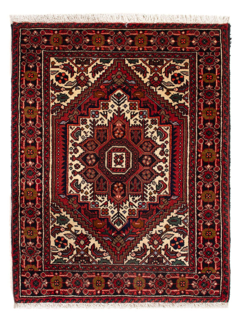 Persisk tæppe - Nomadisk - 70 x 53 cm - rød